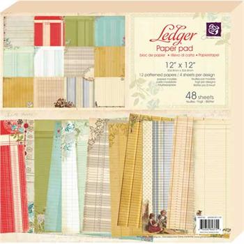 Ledger Paper Pad 12"X12" 48 Sheets #2 Ledger Paper Pad 12"X12" 48 Sheets #2